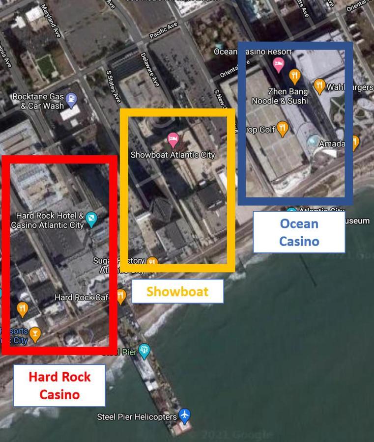 Cozysuites Seaside Condo 2Br3Ba Condo Showboat Atlantic City Kültér fotó